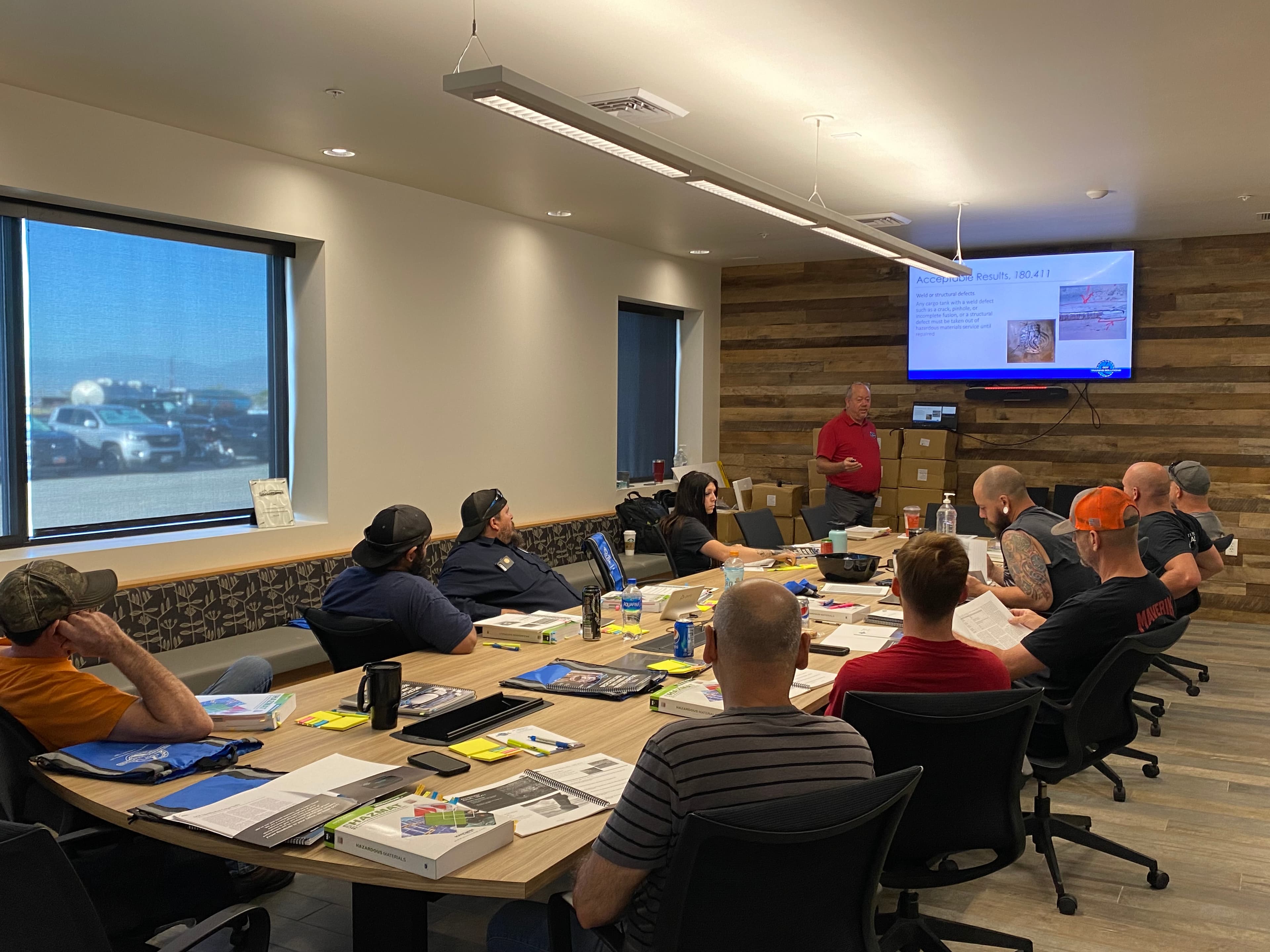 Cargo tank training and testing for DOT compliance